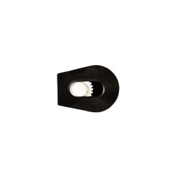 Зажим для шнура 4 мм KL цвет Чёрный + Белый (поштучно)  в Куровском