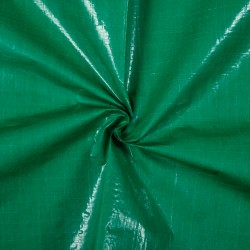 Тентовое полотно Тарпаулин 120 г/м2, Зеленый (на отрез)  в Куровском