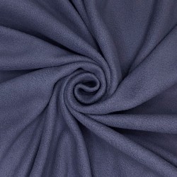 Ткань Флис Односторонний 130 гр/м2, цвет Темно-серый (на отрез)  в Куровском