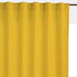 Штора уличная на Трубной ленте (В-220*Ш-145) Желтая, (ткань Оксфорд 600)  в Куровском