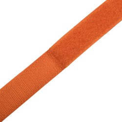 Контактная лента 25мм  Оранжевый (велькро-липучка, на отрез)  в Куровском