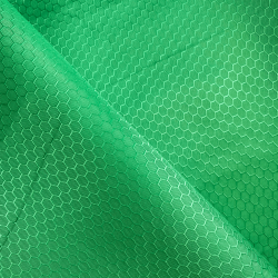 Ткань Оксфорд 300D PU Рип-Стоп СОТЫ, цвет Зелёный (на отрез)  в Куровском