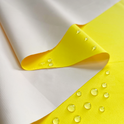 Водонепроницаемая Дышащая Мембранная ткань PU 10'000, цвет Жёлтый (на отрез)  в Куровском