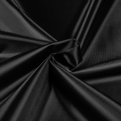 *Ткань Оксфорд 210D PU, цвет Черный (на отрез)  в Куровском
